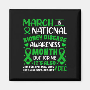 Ist National Kidney Disease Awareness Month Men Wo Magnet
