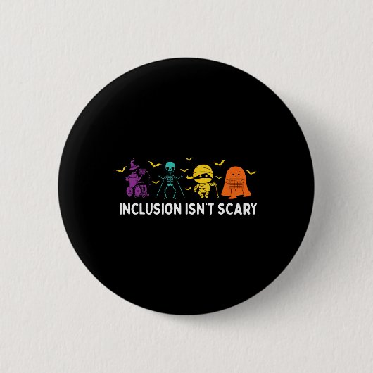 Ist nicht Beängstigend Niedlich Boo Lovely Ghost H Button (Vorderseite)