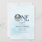 Ist nicht He ONEderful 1. Geburtstag Party Einladung (Vorderseite)