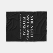 Ist nicht immer der physische Kampf gegen psychisc Fleecedecke (Vorderseite (Horizontal))