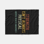 Ist nicht immer physische psychische Gesundheit ei Fleecedecke (Vorderseite (Horizontal))