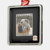 ist nicht koffeinabhängig silbernes ornament (Links)