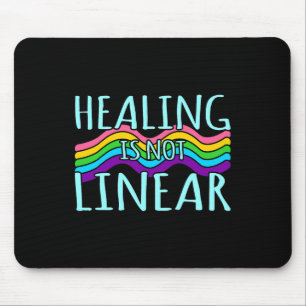Ist nicht linear Mental Health Awareness Grafik Mousepad