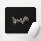Ist nicht linear psychische Gesundheit Bewusstsein Mousepad (Mit Mouse)