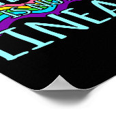 ist nicht linear zur Bewusstseinsbildung für psych Poster (Ecke)