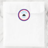 Ist OBAMA KING noch Runder Aufkleber (Tasche)