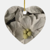 Ist, oder Papierjubiläum, Herz mit Blume Keramik Ornament (Hinten)