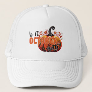 Ist Oktober noch? - Spooky Gothic Pumpkin Truckerkappe