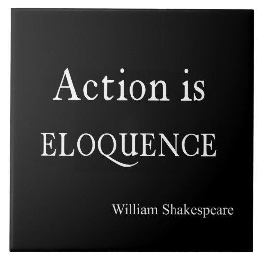 Ist personalisierte Zitat-Aktion Shakespeare Fliese (Vorderseite)