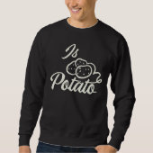 Ist Potato Meme Sweatshirt (Vorderseite)