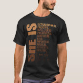 Ist Schwarzgeschichte Monat unapologetischer afrik T-Shirt (Vorderseite)
