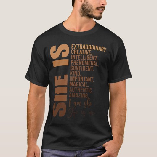 Ist Schwarzgeschichte Monat unapologetischer afrik T-Shirt (Vorderseite)