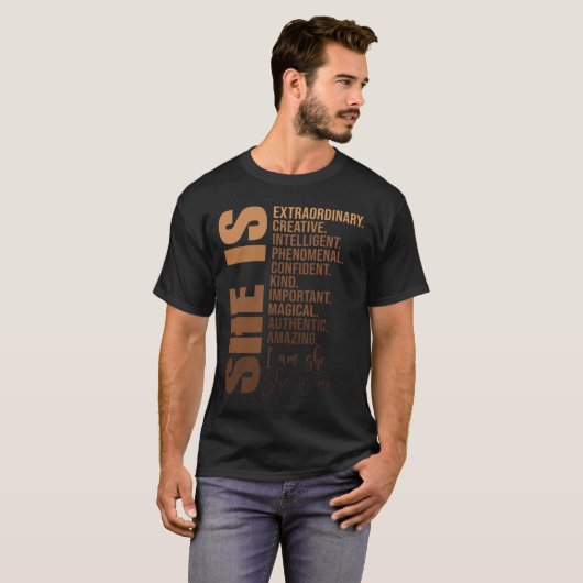 Ist Schwarzgeschichte Monat unapologetischer afrik T-Shirt (Vorne ganz)