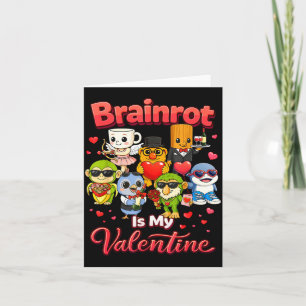 Ist Shirt Brainrot Valentine Ai Generiertes Baby Karte