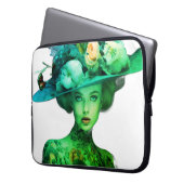 Ist sie böse? Computer- und Elektronik-Tasche Laptopschutzhülle (Vorderseite Links)