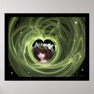 Ist sie ein Traum? - Fantasy Art Print Poster