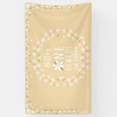 Ist sie nicht ein erbarmungsloses Yellow Daisy Bir Banner (Vertikal)