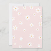 Ist sie nicht eintönig Retro Groovy Blume Geburtst Einladung (Rückseite)