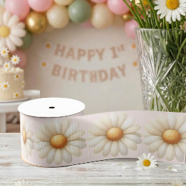 Ist sie nicht wunderbar 1. Geburtstag Wasserfarbe Ripsband