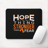 ist stärker als Angst Leukämie und Multiple Sklero Mousepad (Mit Mouse)