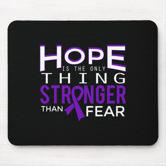 Ist stärker als Angst vor Alzheimer und Epileps Mousepad (Vorne)