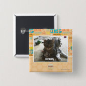 Ist Umarmung. Er mag Button (Vorne & Hinten)