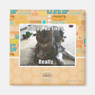 Ist Umarmung. Er mag Magnet