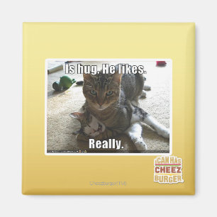 Ist Umarmung. Er mag Magnet