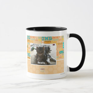 Ist Umarmung. Er mag Tasse