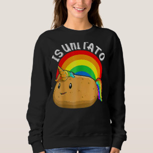 Ist Unitato ist Potato wie auf spät nachts Televis Sweatshirt