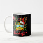 Ist Weihnachtsferien Schon Schulbus Xmas Baum Lig Kaffeetasse (Links)
