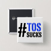 Ist zum Kotzen Button Hashtag TOS (Vorne & Hinten)