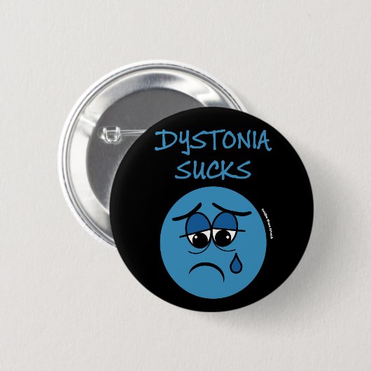 IST ZUM KOTZEN...Dystonie Button (Vorne & Hinten)