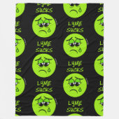 IST ZUM KOTZEN... Lyme Fleecedecke (Vorderseite)