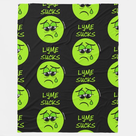 IST ZUM KOTZEN... Lyme Fleecedecke (Vorderseite)