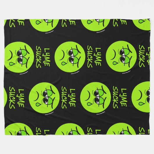 IST ZUM KOTZEN... Lyme Fleecedecke (Vorderseite (Horizontal))