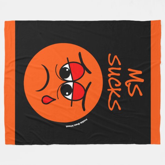 IST ZUM KOTZEN... MS FLEECEDECKE (Vorderseite (Horizontal))