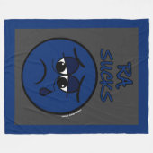 IST ZUM KOTZEN...RA FLEECEDECKE (Vorderseite (Horizontal))