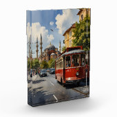 Istanbul Aquarellkunst Fotoblock (Links)