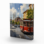 Istanbul Aquarellkunst Fotoblock (Rechts)