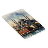 Istanbul Aquarellkunst Magnet (Rechte Seite)