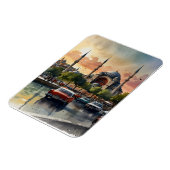 Istanbul Aquarellkunst Magnet (Linke Seite)