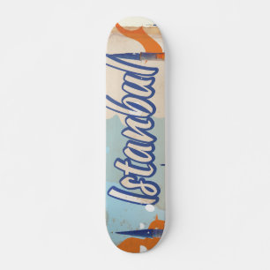 Istanbul Aya Sophia Moschee Vintage Reiseplakat Skateboard