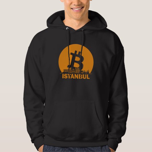 Istanbul Bitcoin Maximalist Bitcoin Istanbul Skyl Hoodie (Vorderseite)