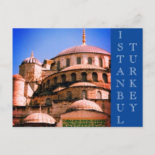 istanbul-blaue Moschee Postkarte (Vorderseite)
