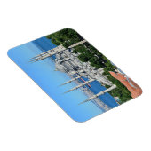 Istanbul Blue Mosque Night Scenery Premium Travel Magnet (Rechte Seite)