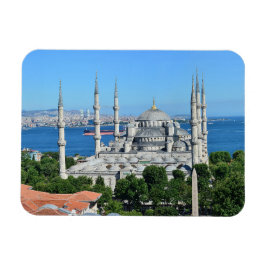 Istanbul Blue Mosque Night Scenery Premium Travel Magnet