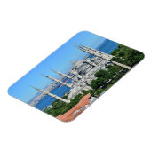 Istanbul Blue Mosque Night Scenery Premium Travel Magnet (Linke Seite)