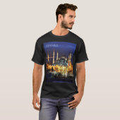 Istanbul Blue Mosque Night Scenery Premium Travel T-Shirt (Vorne ganz)