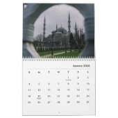 Istanbul Blue Mosque Night Scenery Reisen Türkei Kalender (Jan 2026)